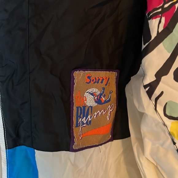 AVVENTURA BY SORRY The Big Jump Hooded Windbreaker Jacket Men’s Small Made Italy - Picture 2 of 11